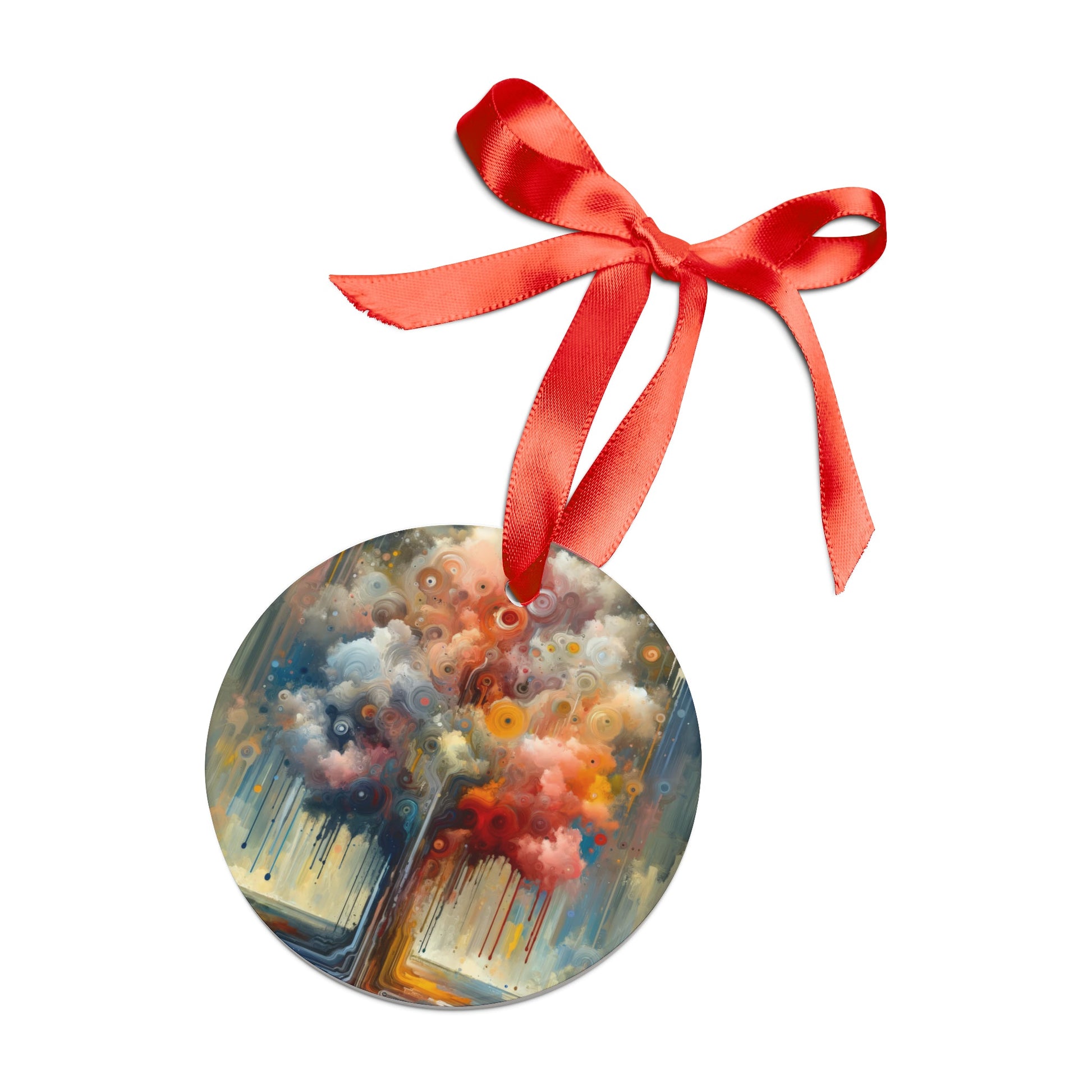 Abstract Beliefs Reflection Acrylic Ornament with Ribbon - ATUH.ART