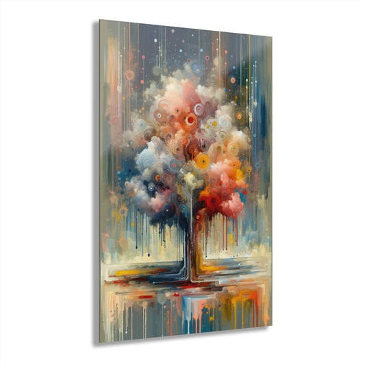 Abstract Beliefs Reflection Acrylic Prints (French Cleat Hanging) - ATUH.ART
