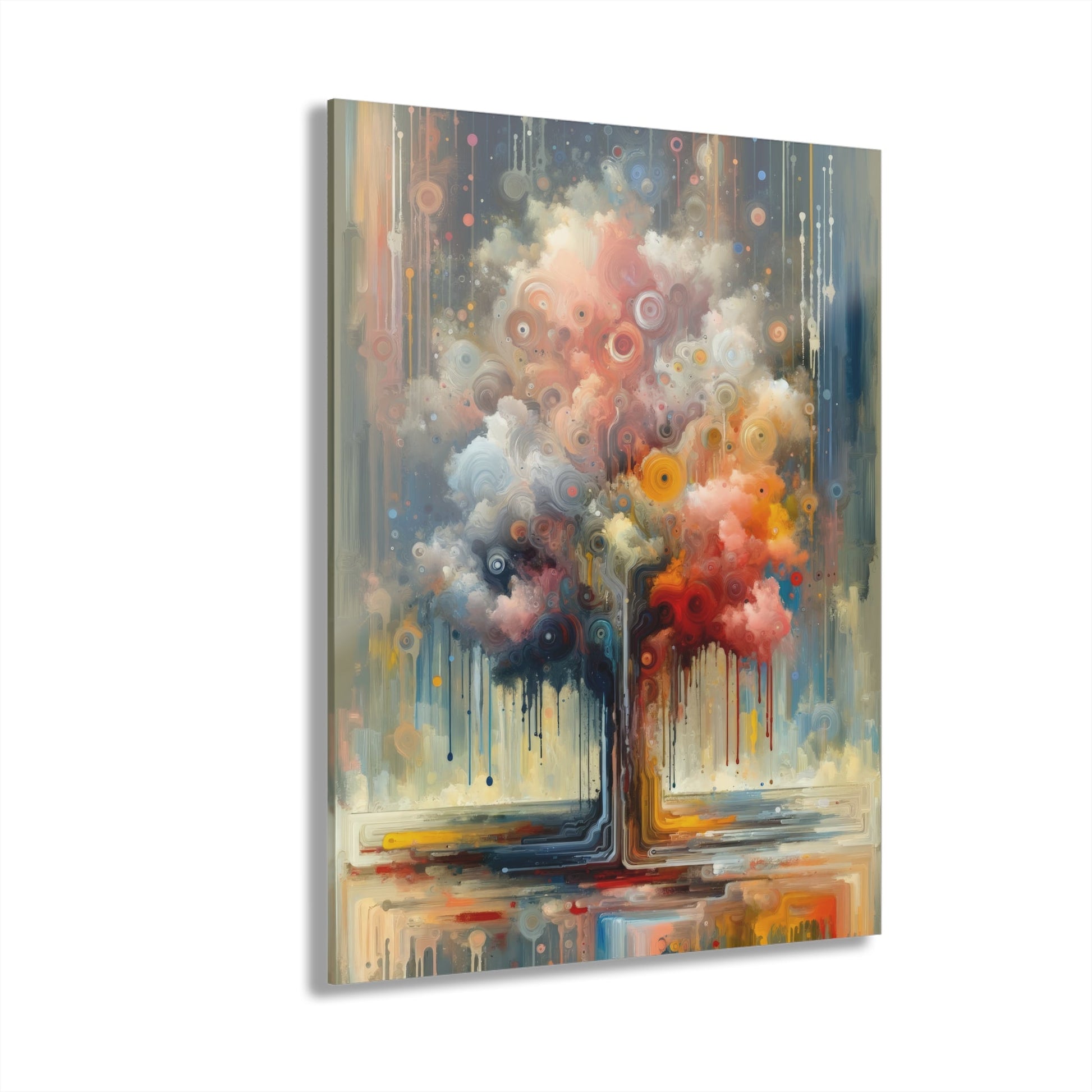 Abstract Beliefs Reflection Acrylic Prints (French Cleat Hanging) - ATUH.ART