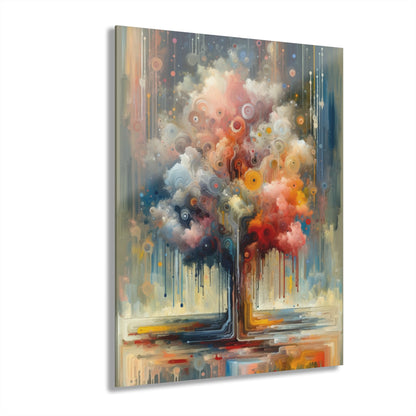 Abstract Beliefs Reflection Acrylic Prints (French Cleat Hanging) - ATUH.ART