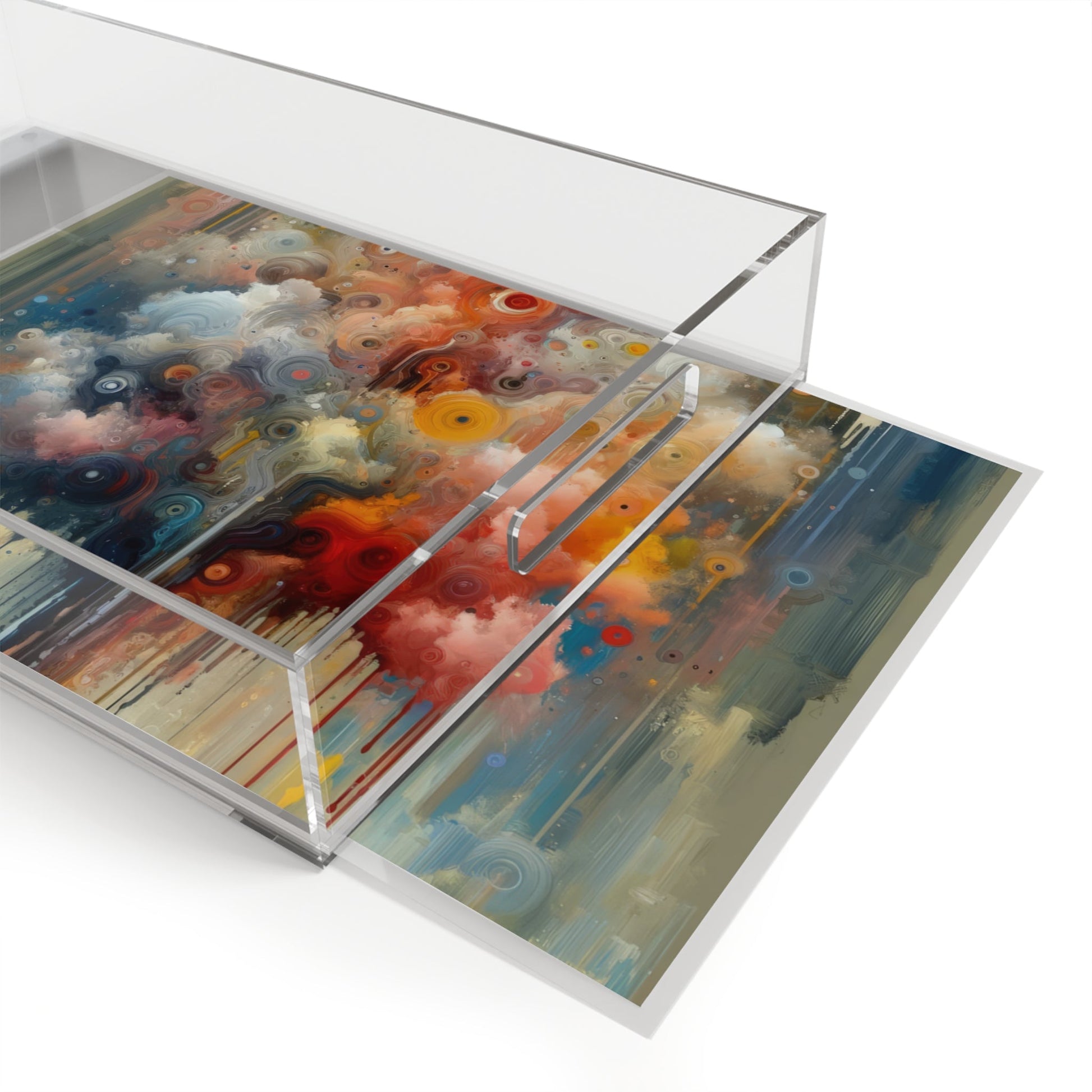 Abstract Beliefs Reflection Acrylic Serving Tray - ATUH.ART