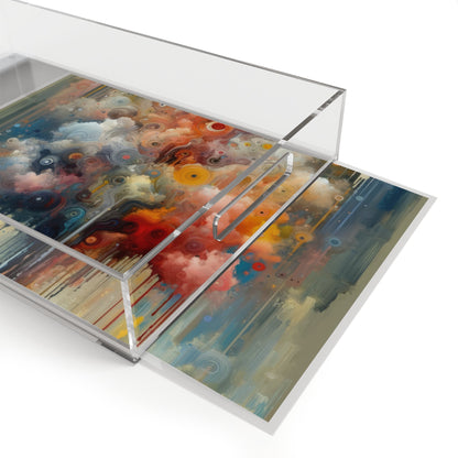 Abstract Beliefs Reflection Acrylic Serving Tray - ATUH.ART
