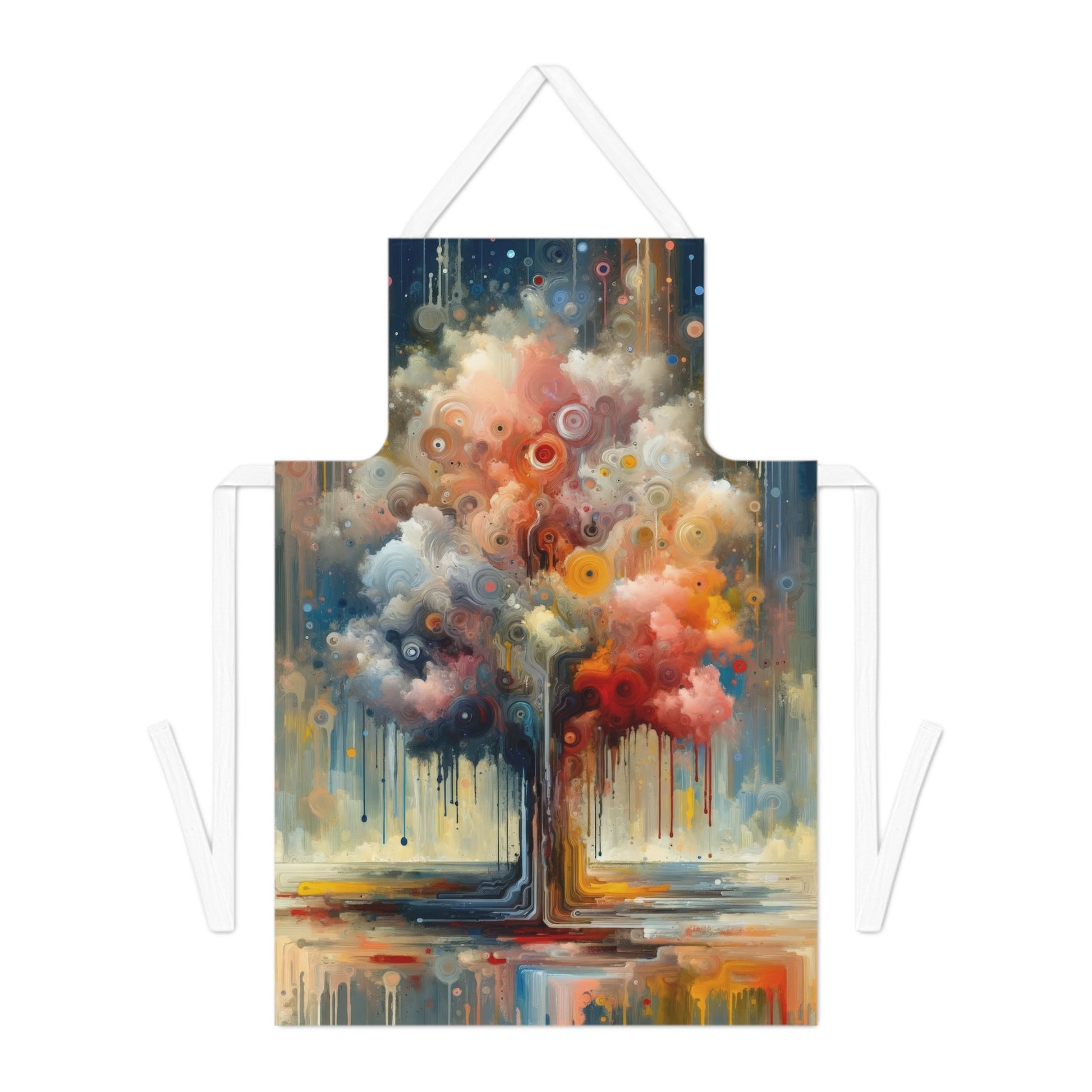 Abstract Beliefs Reflection Adult Apron (AOP) - ATUH.ART