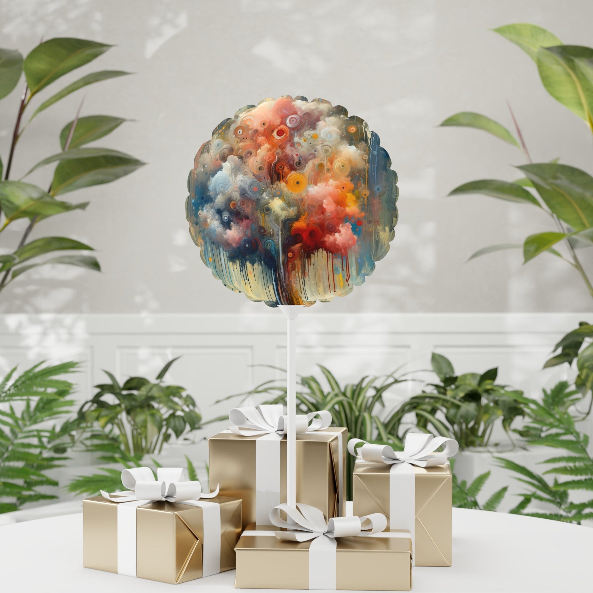 Abstract Beliefs Reflection Balloon (Round and Heart-shaped), 11" - ATUH.ART