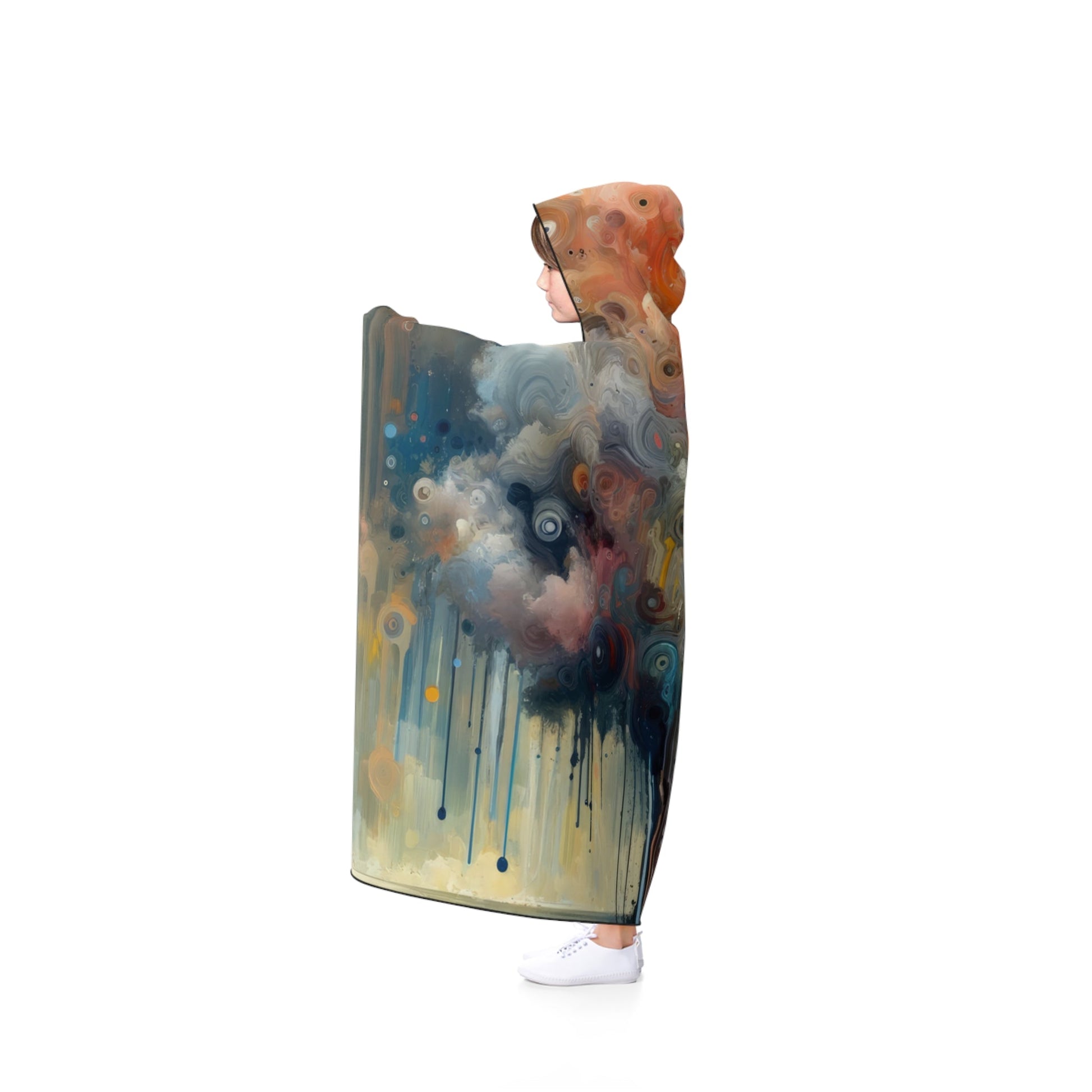 Abstract Beliefs Reflection Hooded Blanket - ATUH.ART