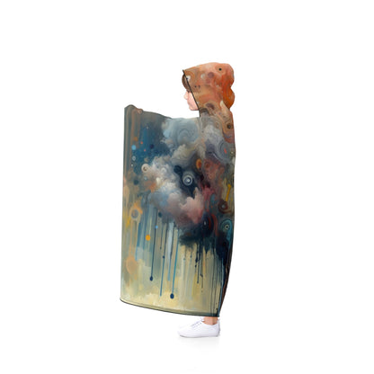 Abstract Beliefs Reflection Hooded Blanket - ATUH.ART