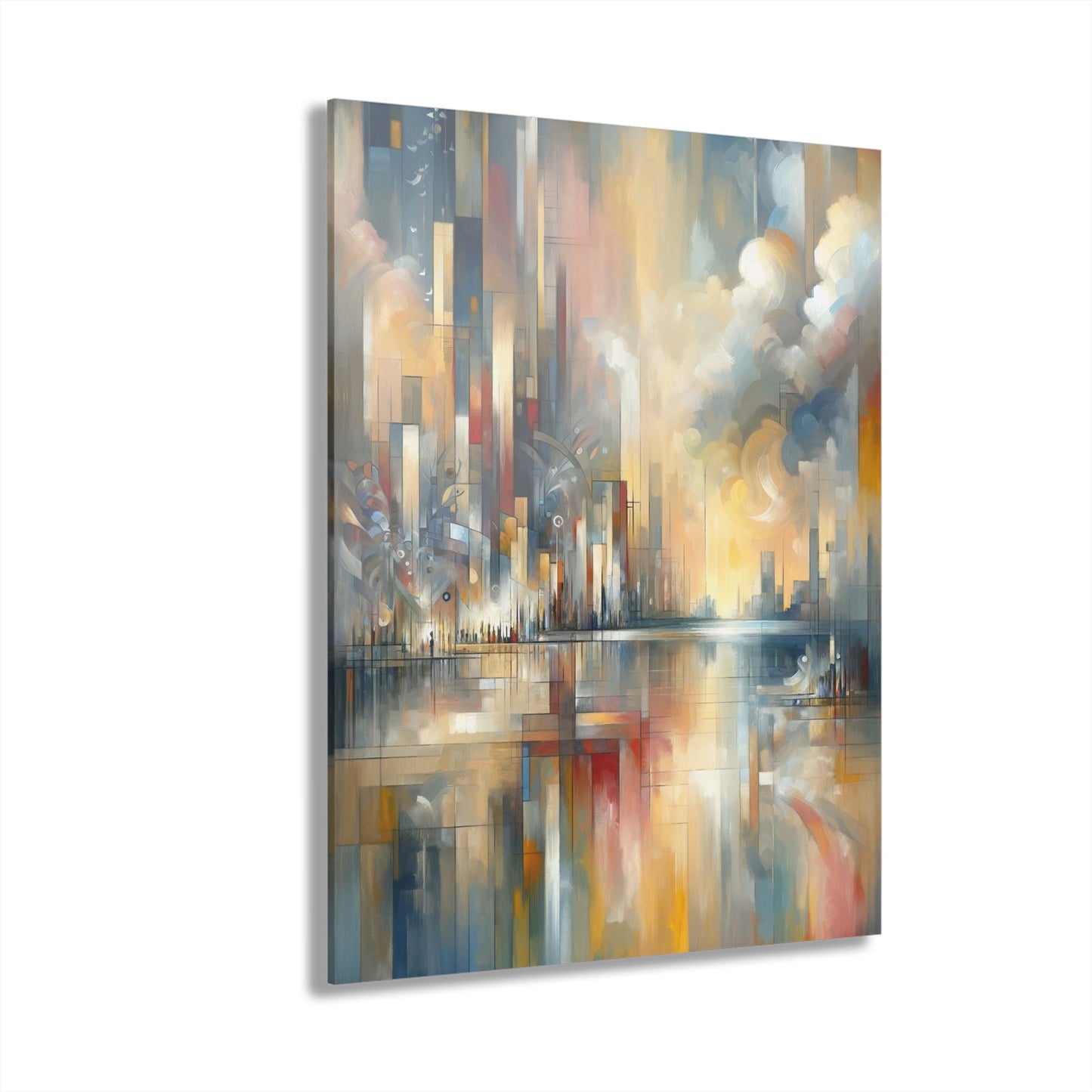 Abstract Buzzing Stillness Acrylic Prints (French Cleat Hanging) - ATUH.ART
