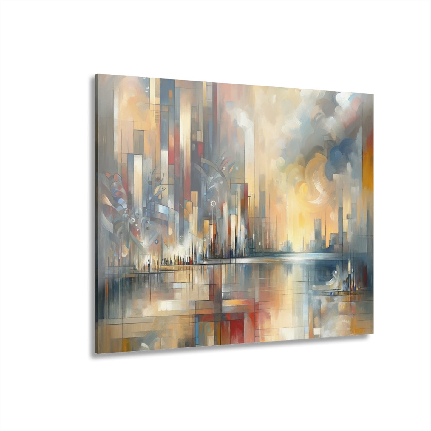 Abstract Buzzing Stillness Acrylic Prints (French Cleat Hanging) - ATUH.ART