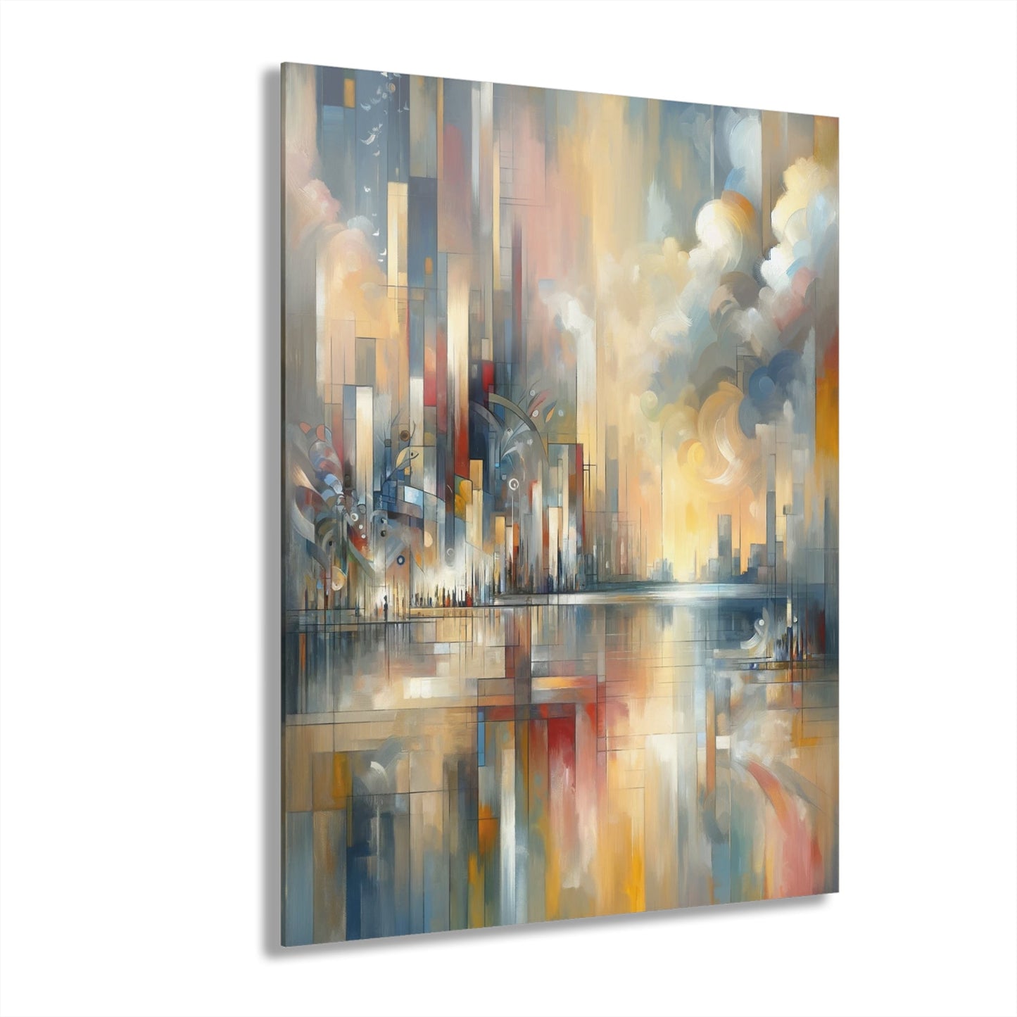 Abstract Buzzing Stillness Acrylic Prints (French Cleat Hanging) - ATUH.ART