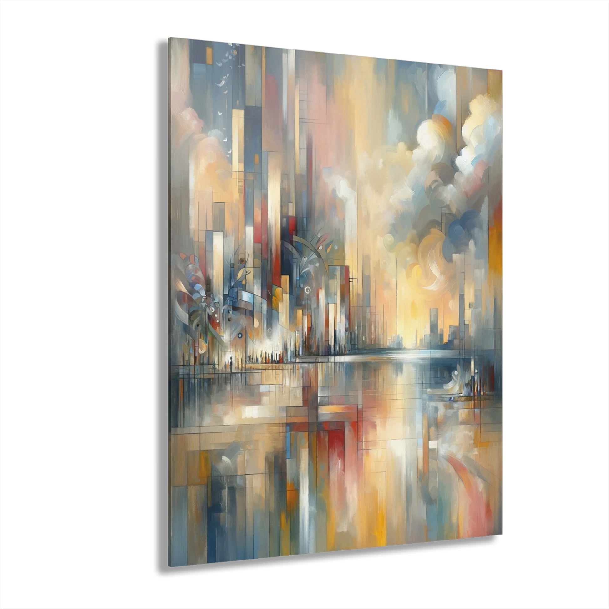 Abstract Buzzing Stillness Acrylic Prints (French Cleat Hanging) - ATUH.ART