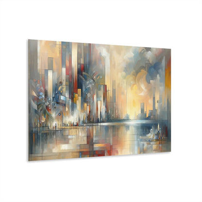 Abstract Buzzing Stillness Acrylic Prints (French Cleat Hanging) - ATUH.ART