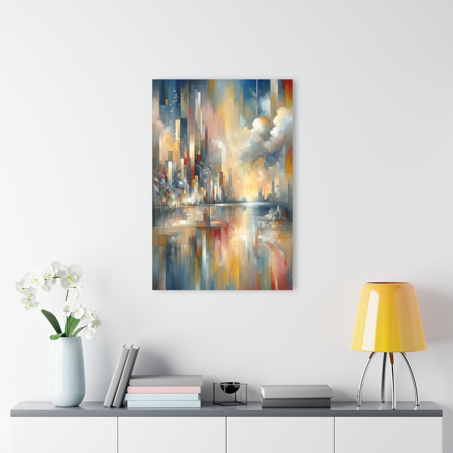 Abstract Buzzing Stillness Acrylic Prints (French Cleat Hanging) - ATUH.ART