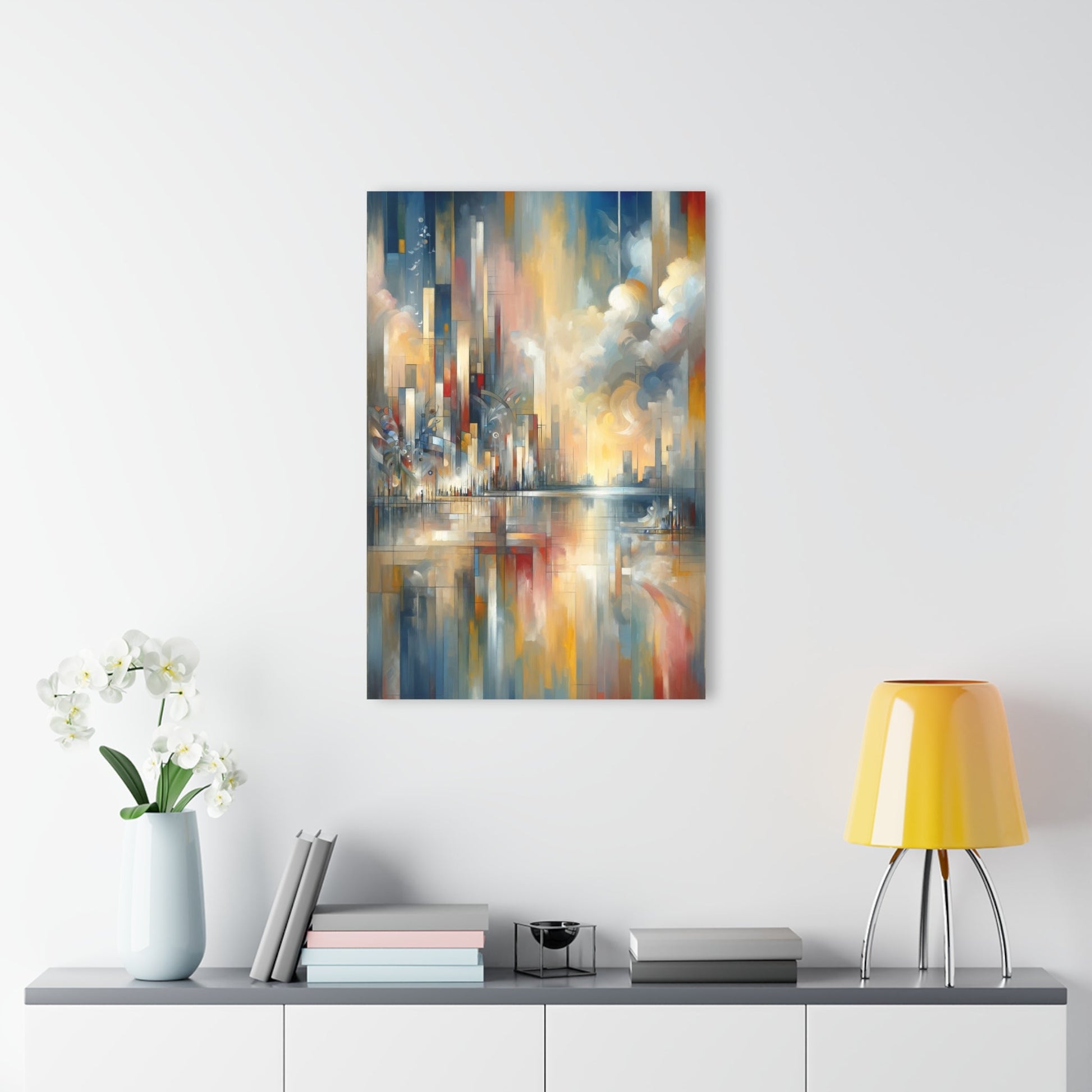 Abstract Buzzing Stillness Acrylic Prints (French Cleat Hanging) - ATUH.ART