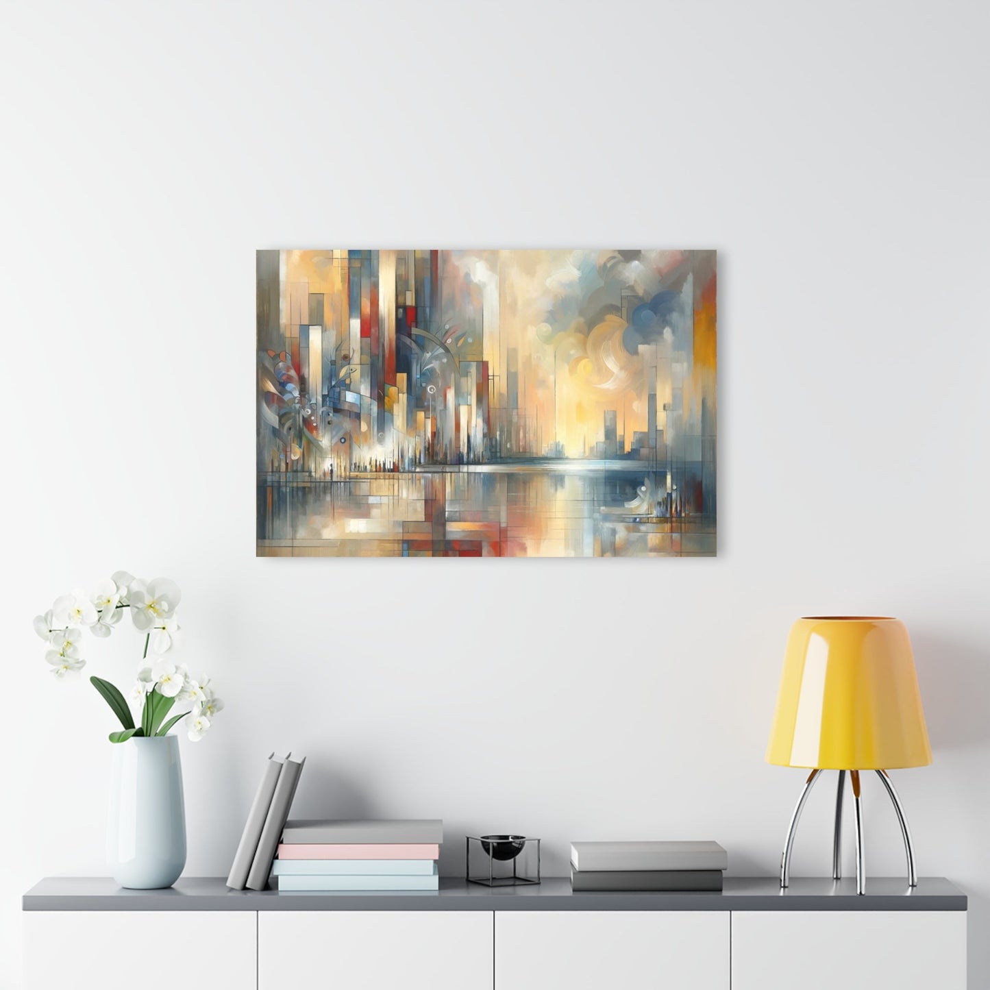 Abstract Buzzing Stillness Acrylic Prints (French Cleat Hanging) - ATUH.ART