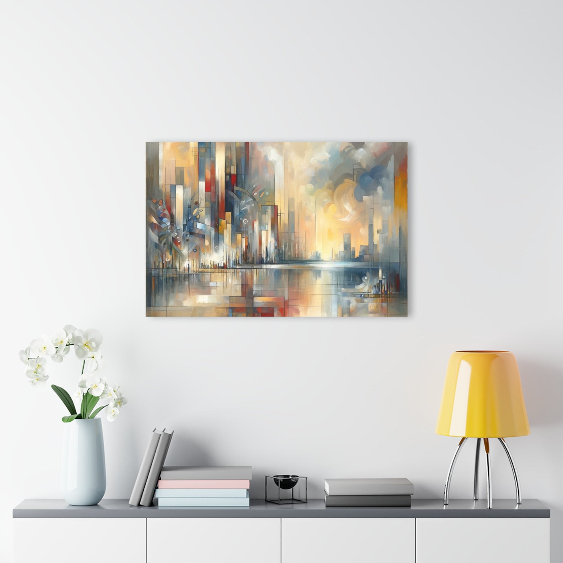 Abstract Buzzing Stillness Acrylic Prints (French Cleat Hanging) - ATUH.ART