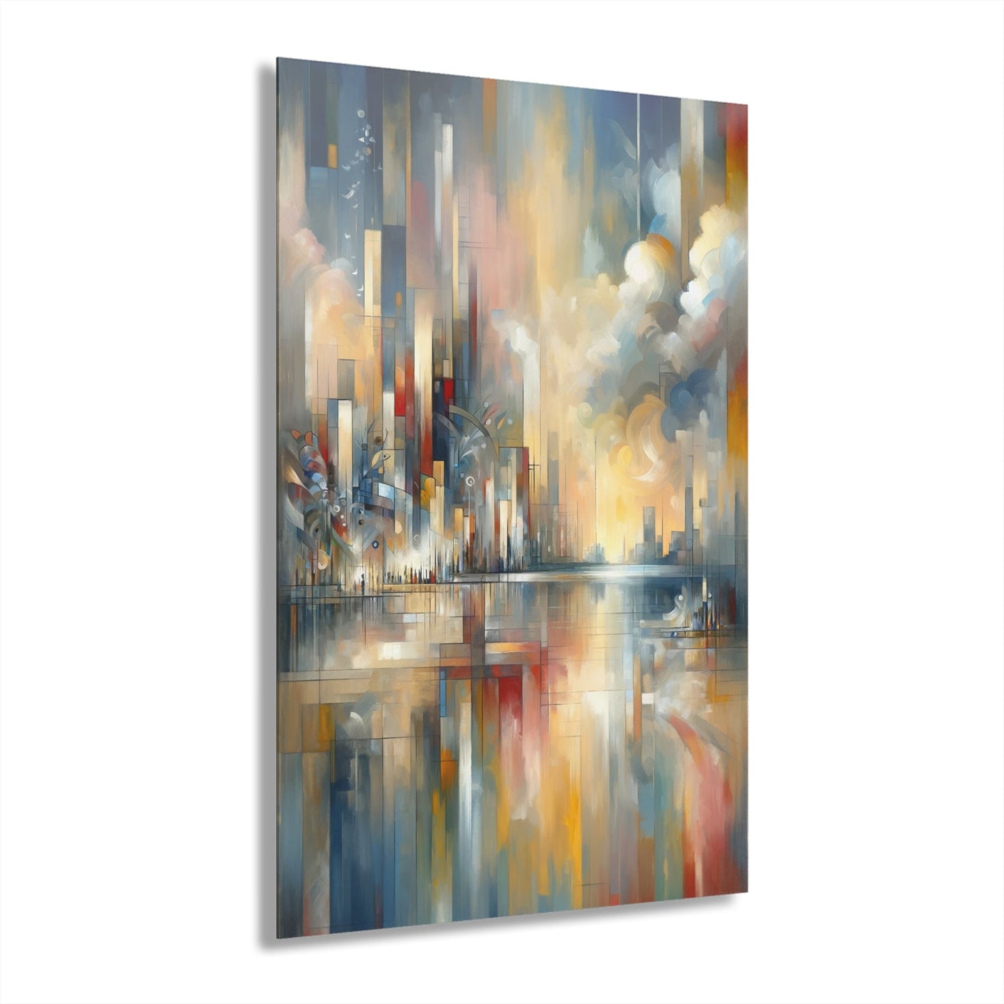 Abstract Buzzing Stillness Acrylic Prints (French Cleat Hanging) - ATUH.ART