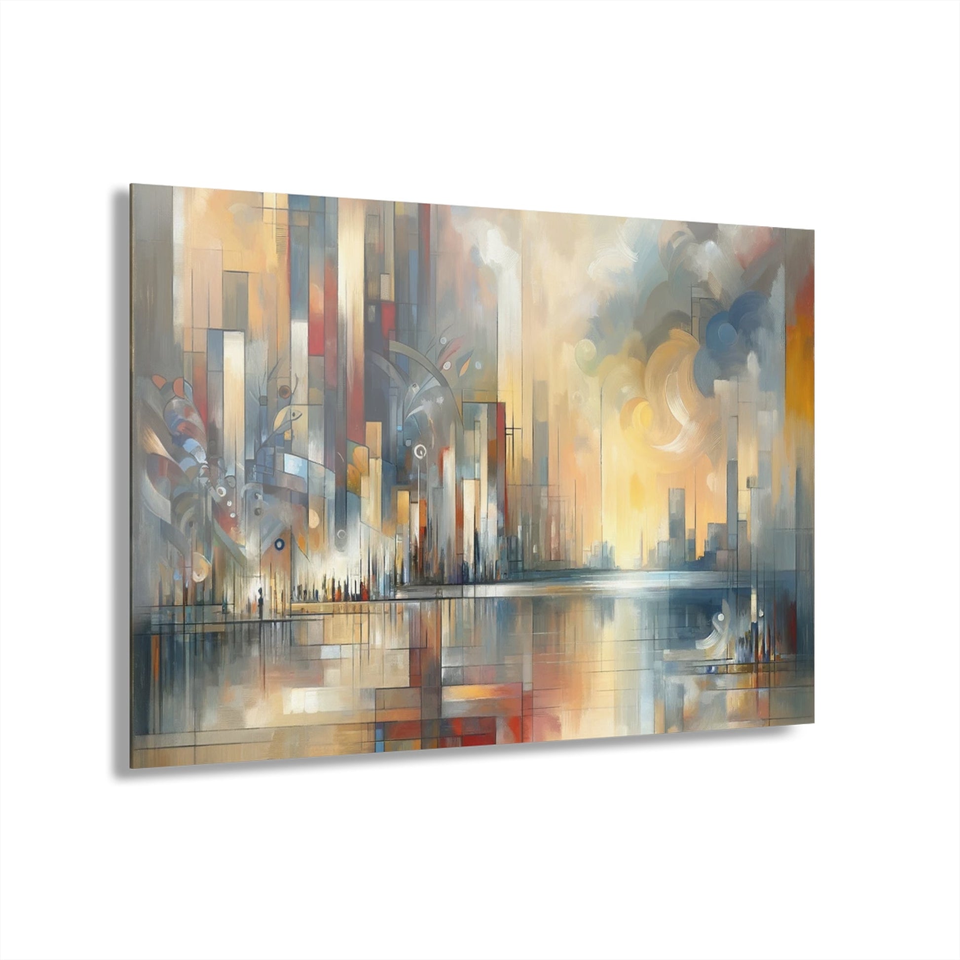 Abstract Buzzing Stillness Acrylic Prints (French Cleat Hanging) - ATUH.ART