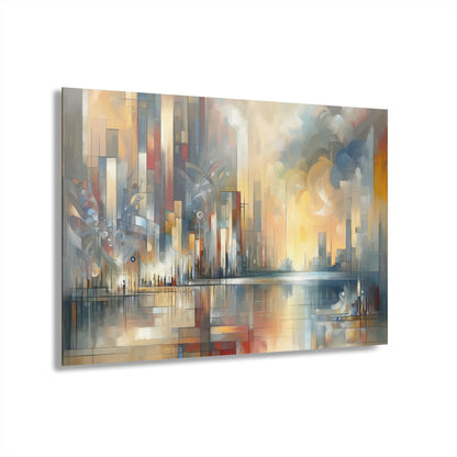 Abstract Buzzing Stillness Acrylic Prints (French Cleat Hanging) - ATUH.ART