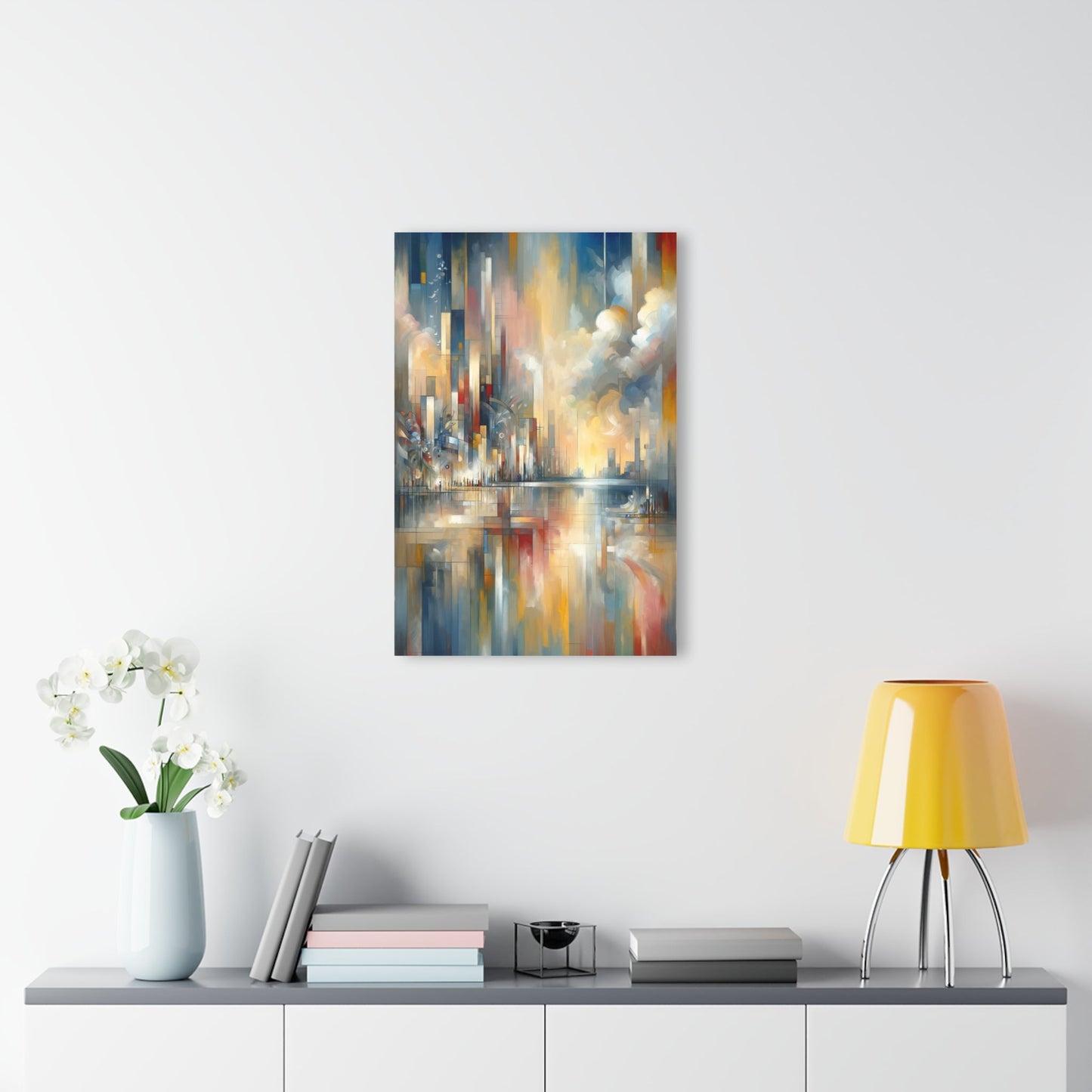 Abstract Buzzing Stillness Acrylic Prints (French Cleat Hanging) - ATUH.ART