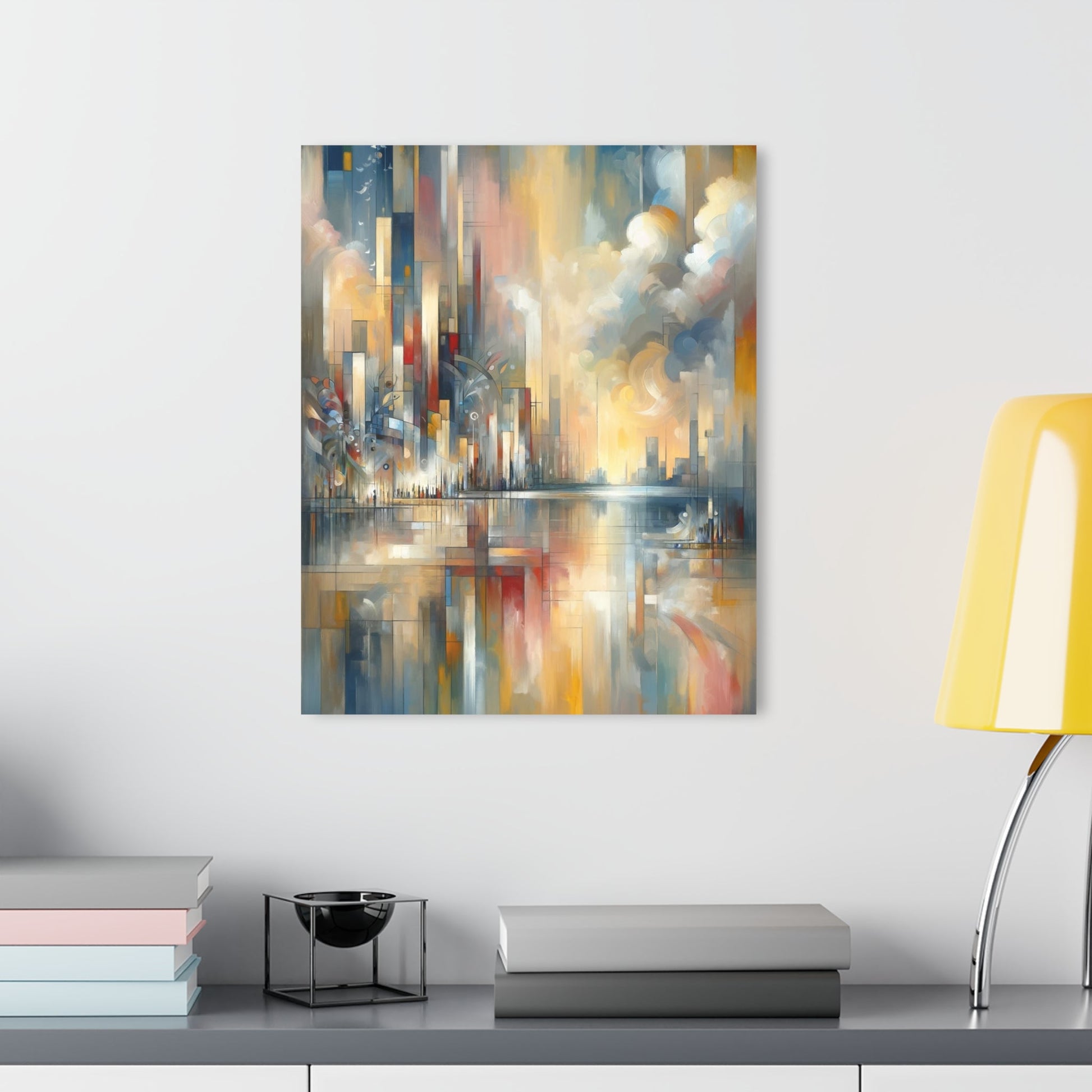 Abstract Buzzing Stillness Acrylic Prints (French Cleat Hanging) - ATUH.ART
