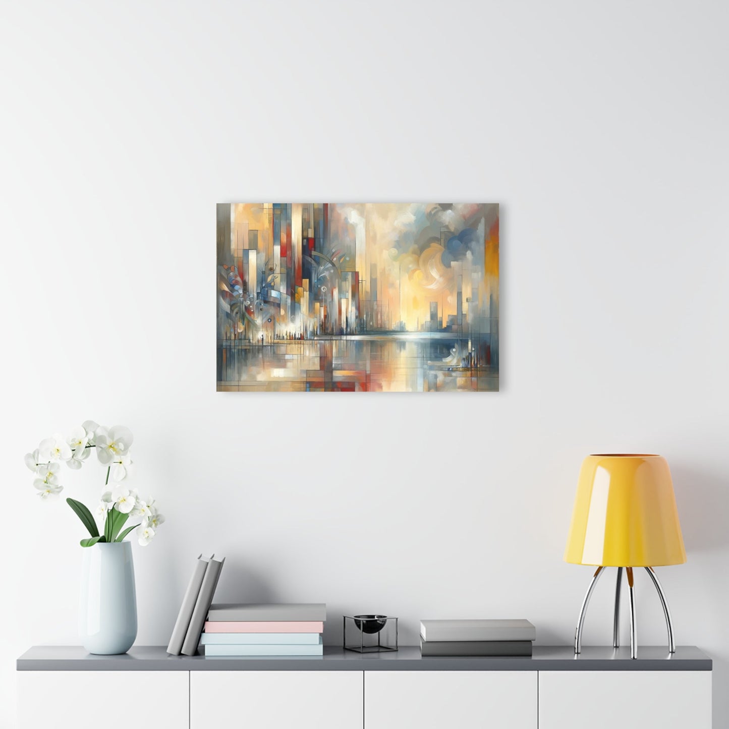 Abstract Buzzing Stillness Acrylic Prints (French Cleat Hanging) - ATUH.ART