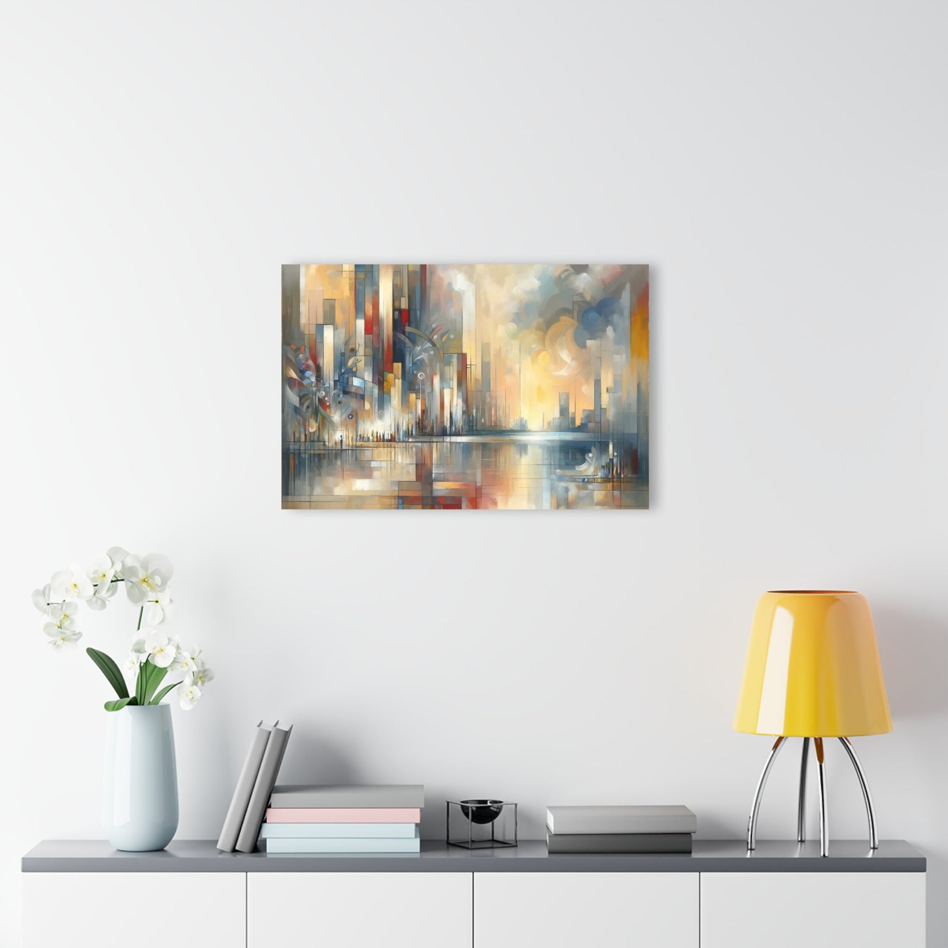 Abstract Buzzing Stillness Acrylic Prints (French Cleat Hanging) - ATUH.ART