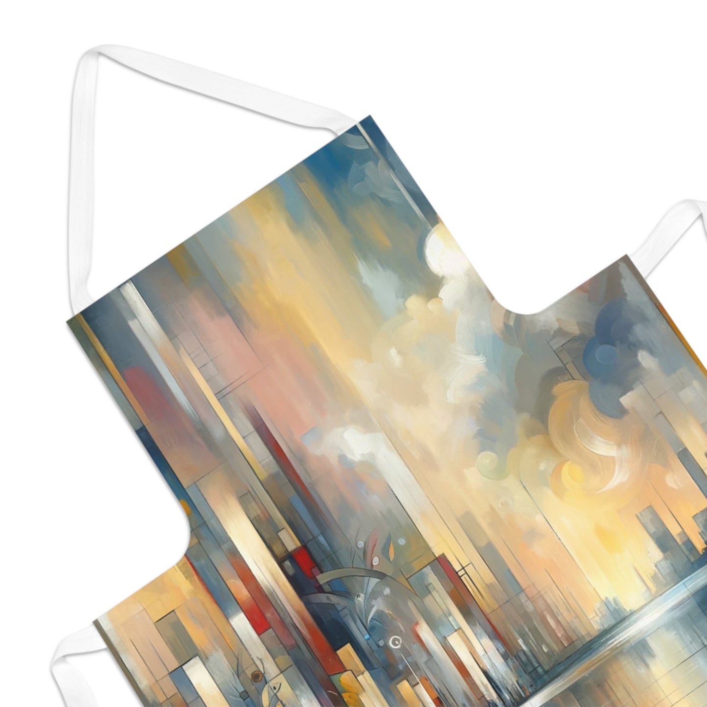 Abstract Buzzing Stillness Adult Apron (AOP) - ATUH.ART