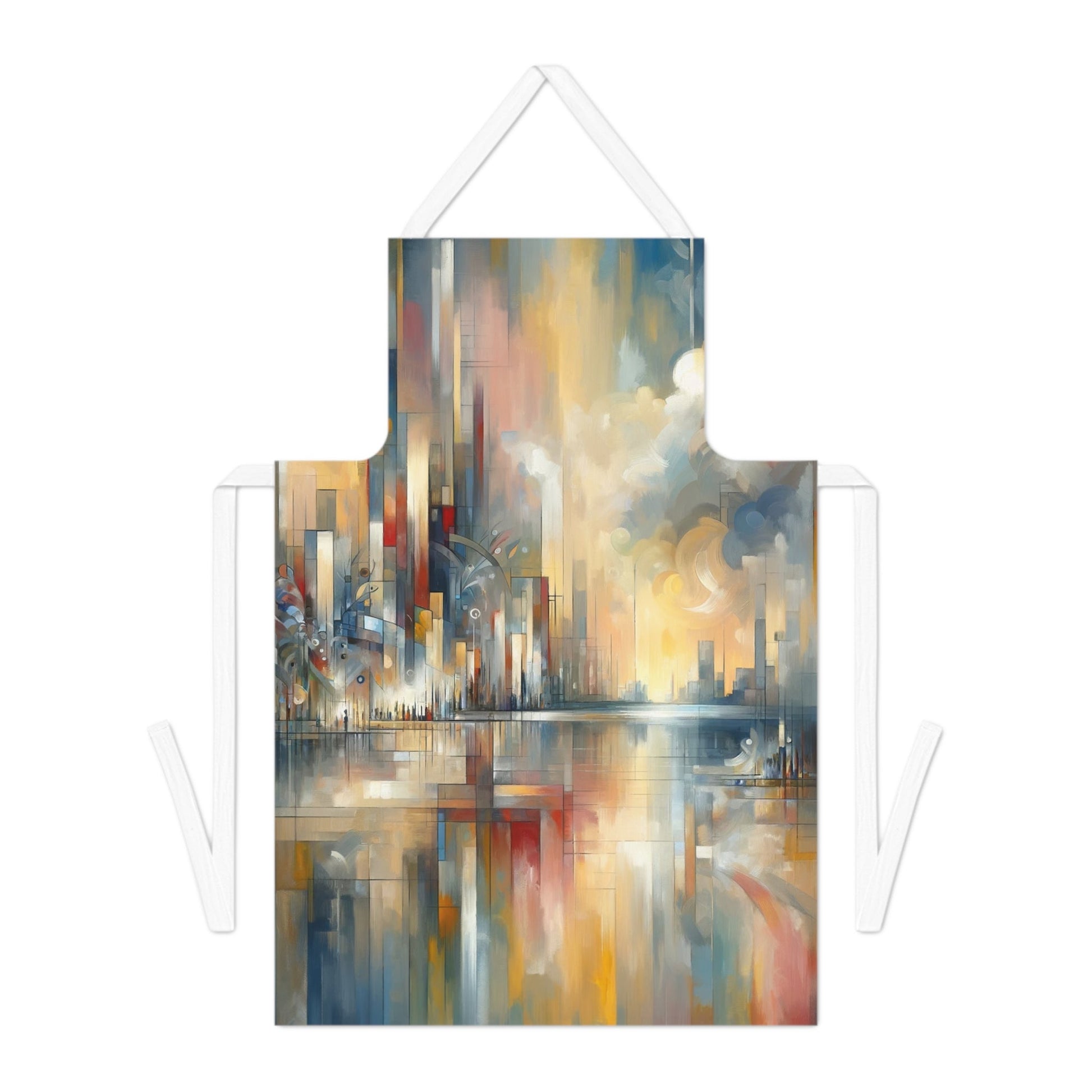 Abstract Buzzing Stillness Adult Apron (AOP) - ATUH.ART