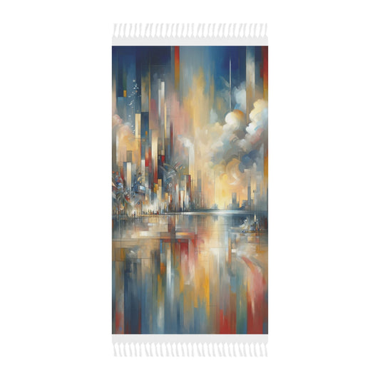 Abstract Buzzing Stillness Boho Beach Cloth - ATUH.ART