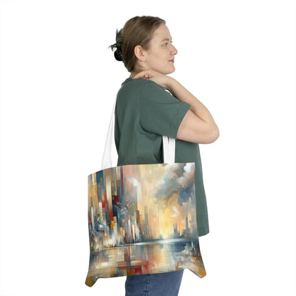 Abstract Buzzing Stillness Shoulder Tote Bag (AOP) - ATUH.ART