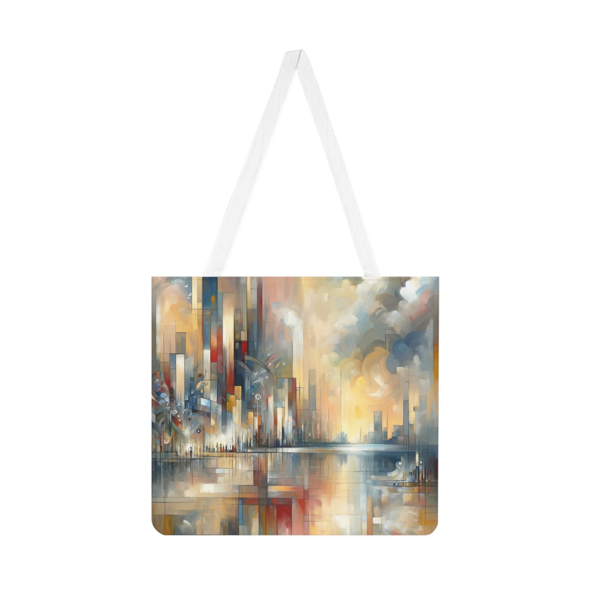 Abstract Buzzing Stillness Shoulder Tote Bag (AOP) - ATUH.ART