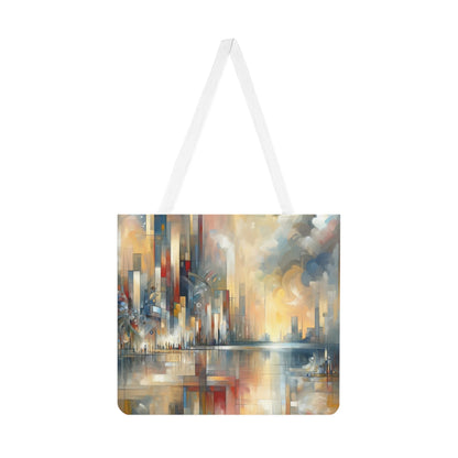 Abstract Buzzing Stillness Shoulder Tote Bag (AOP) - ATUH.ART