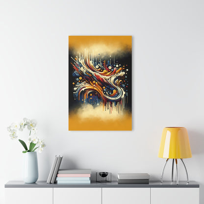 Abstract Financial Flux Acrylic Prints (French Cleat Hanging) - ATUH.ART