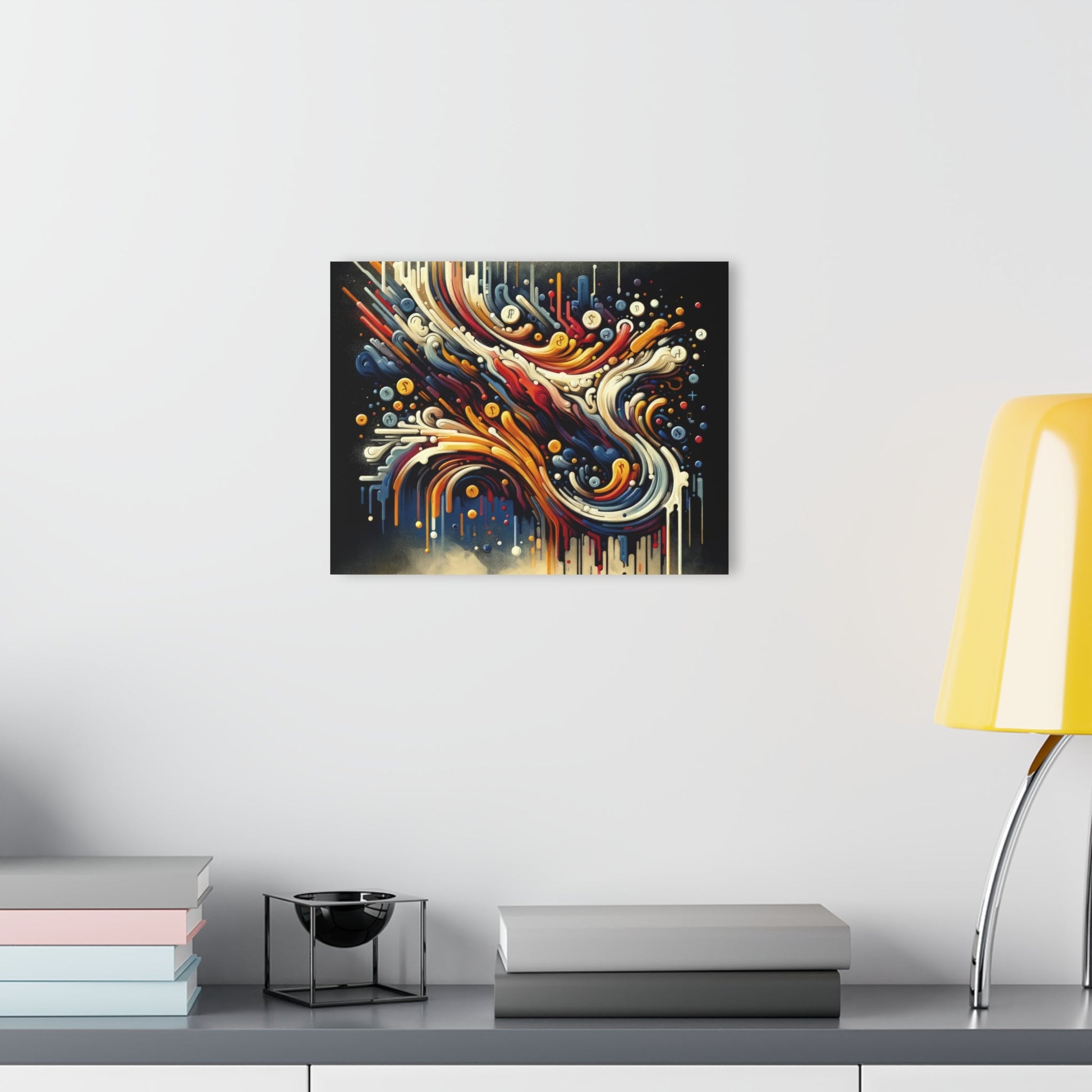 Abstract Financial Flux Acrylic Prints (French Cleat Hanging) - ATUH.ART