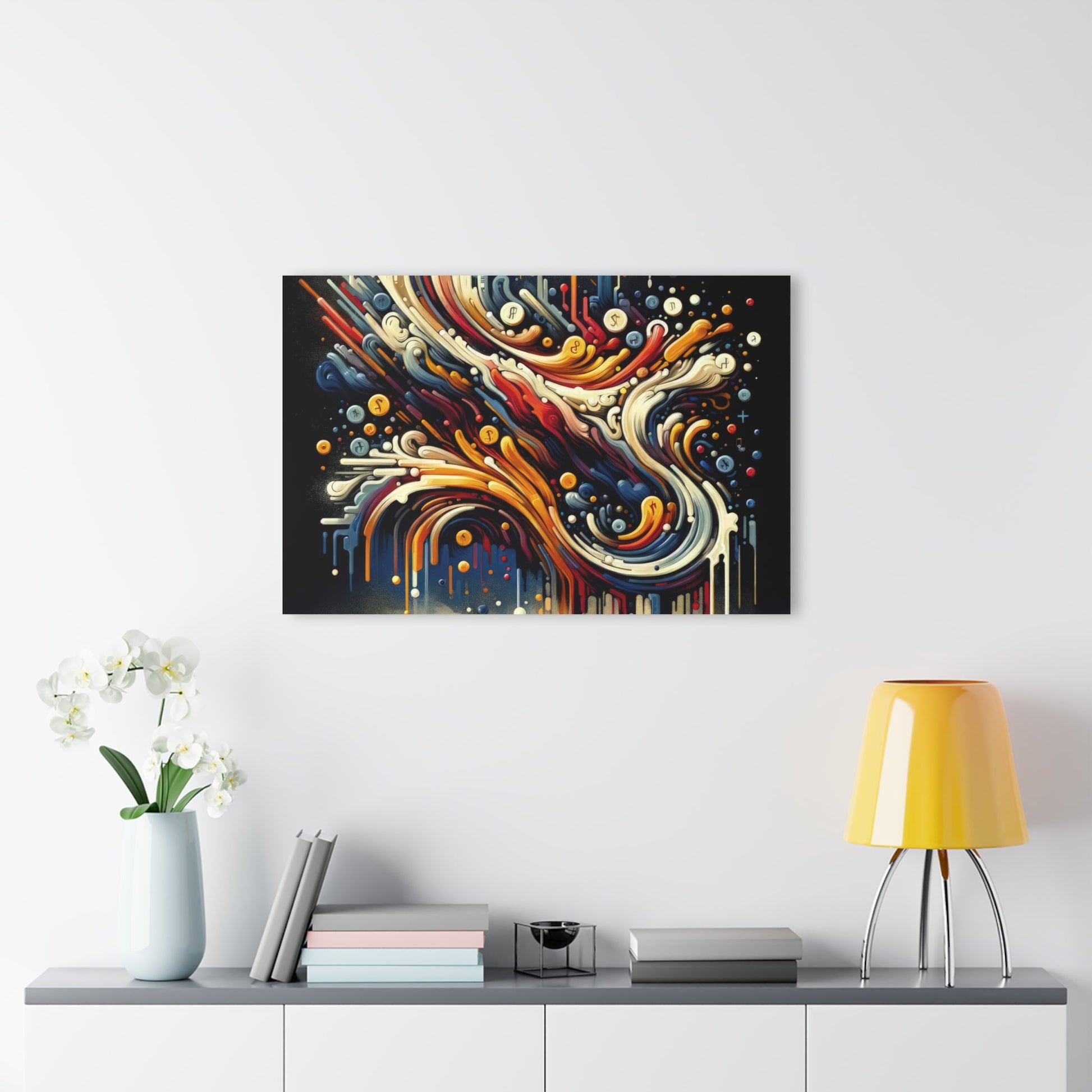 Abstract Financial Flux Acrylic Prints (French Cleat Hanging) - ATUH.ART