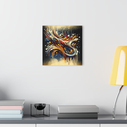 Abstract Financial Flux Acrylic Prints (French Cleat Hanging) - ATUH.ART