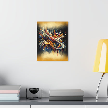Abstract Financial Flux Acrylic Prints (French Cleat Hanging) - ATUH.ART