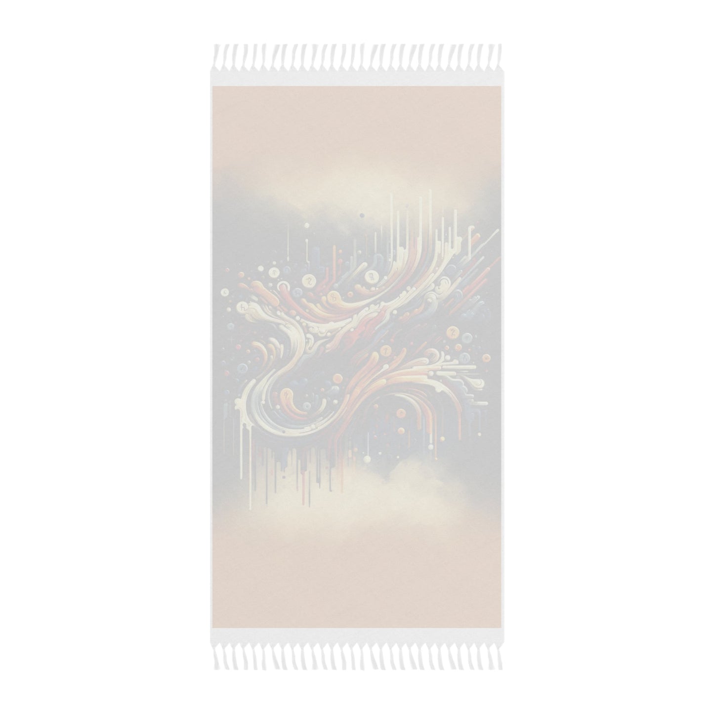Abstract Financial Flux Boho Beach Cloth - ATUH.ART