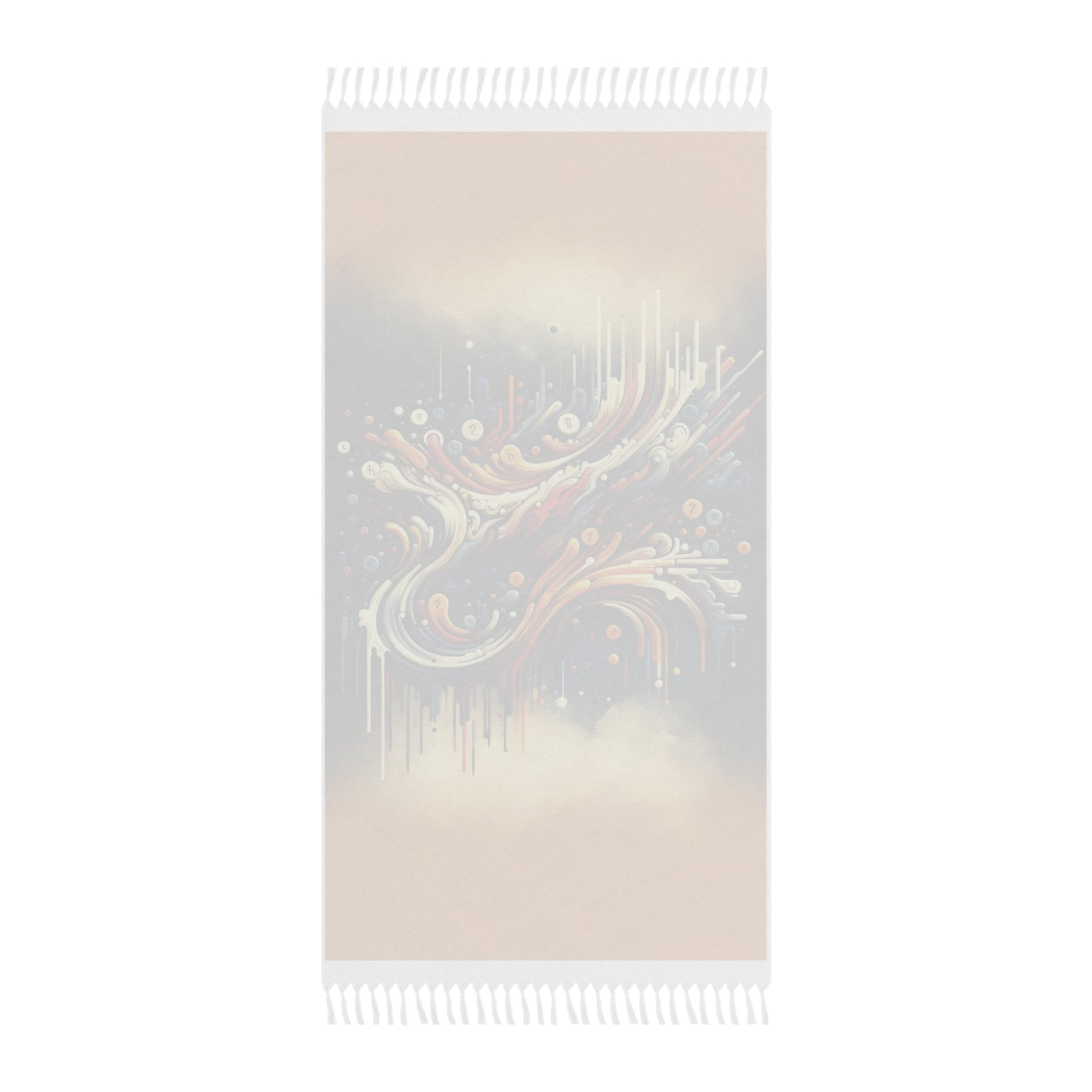 Abstract Financial Flux Boho Beach Cloth - ATUH.ART