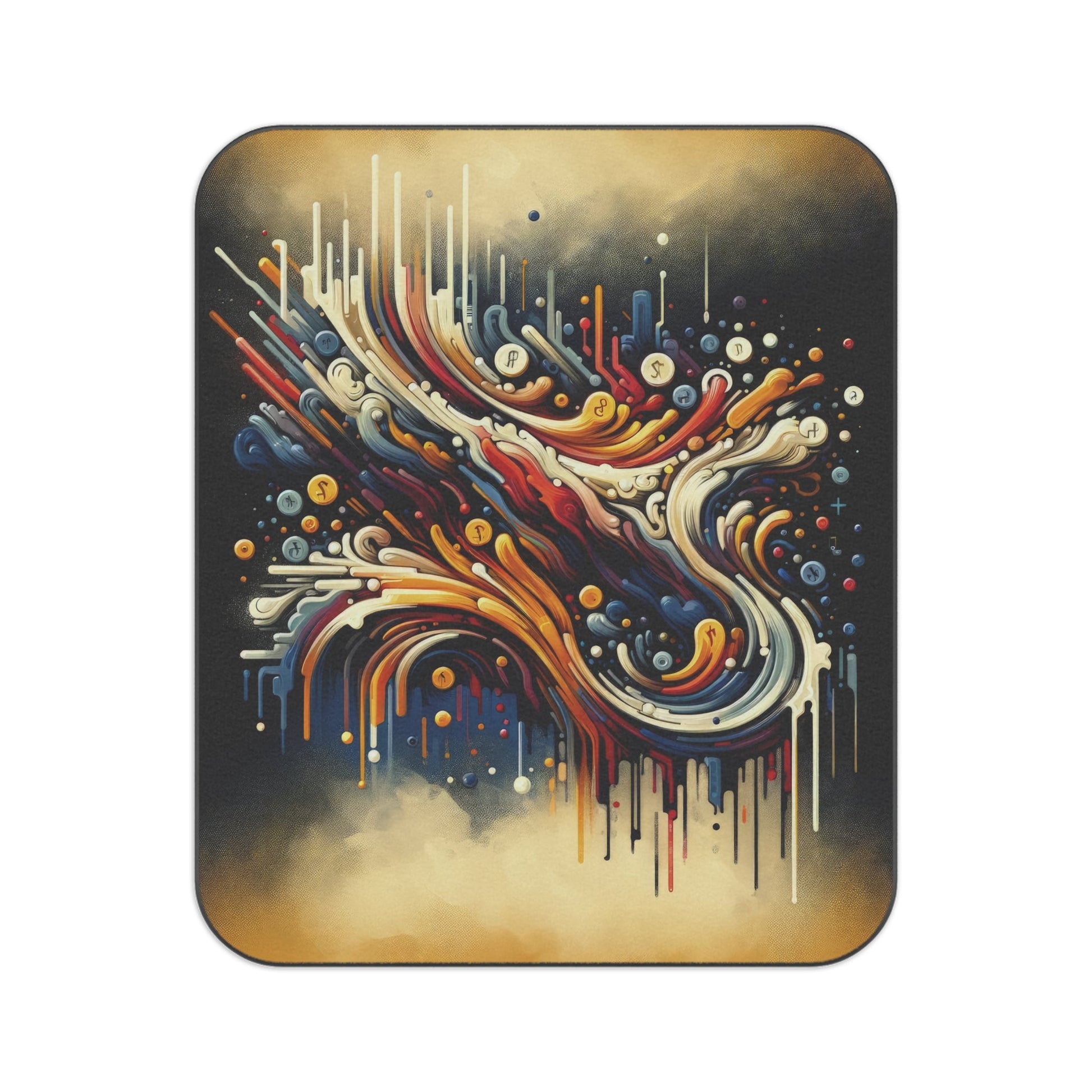 Abstract Financial Flux Picnic Blanket - ATUH.ART