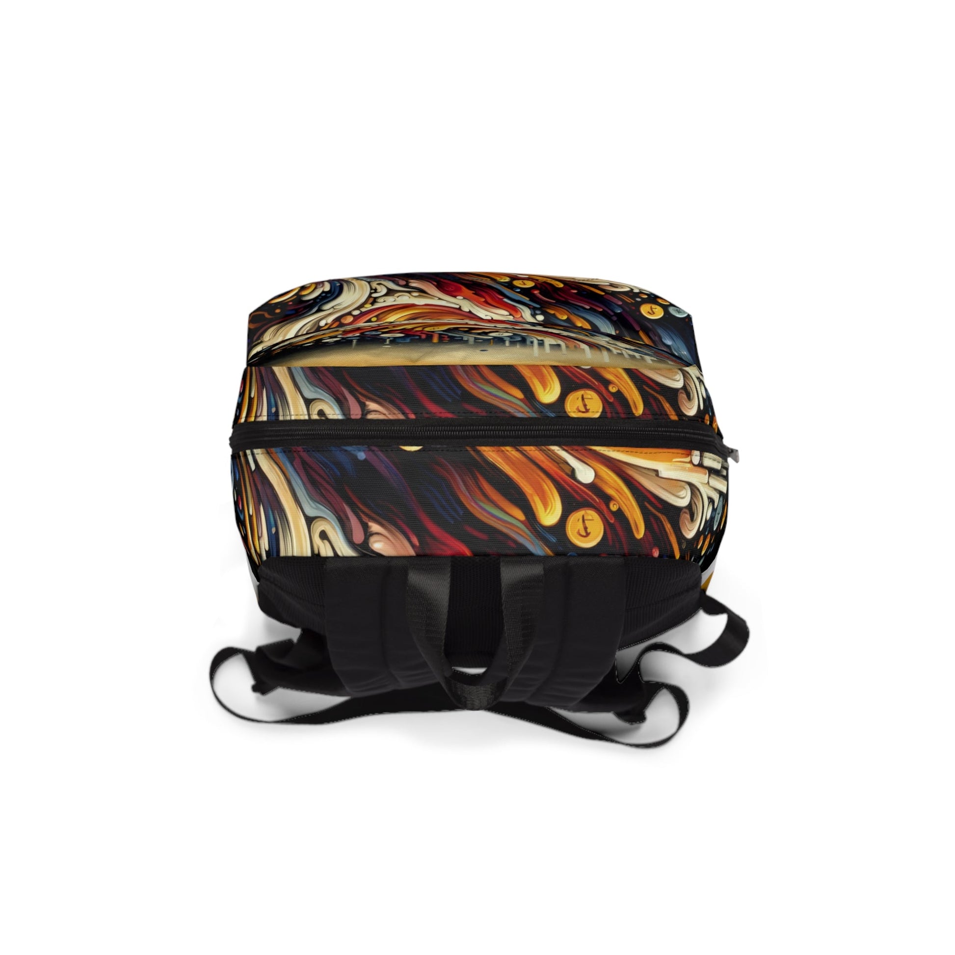 Abstract Financial Flux Unisex Classic Backpack - ATUH.ART