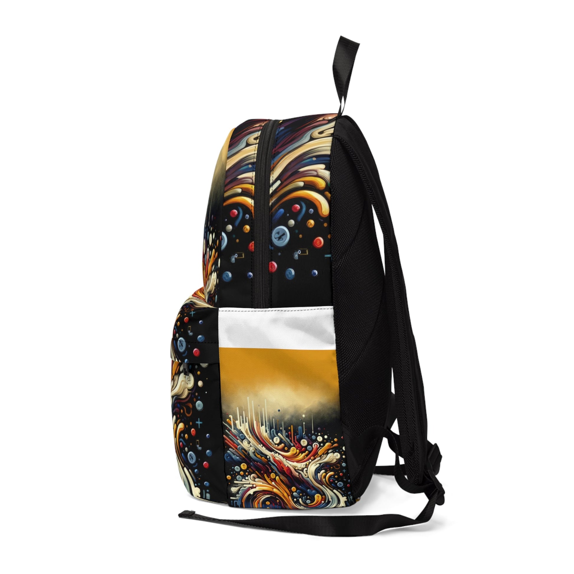 Abstract Financial Flux Unisex Classic Backpack - ATUH.ART