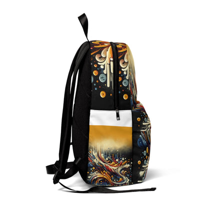 Abstract Financial Flux Unisex Classic Backpack - ATUH.ART
