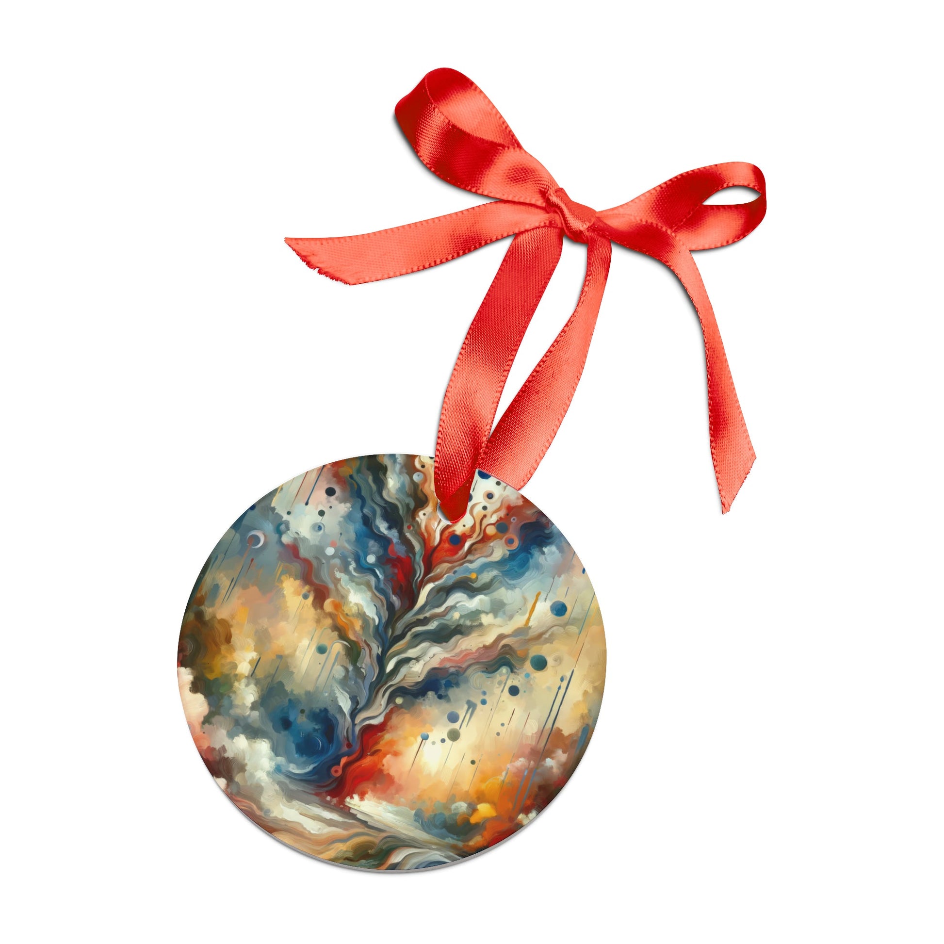 Abstract Forgiveness Offering Acrylic Ornament with Ribbon - ATUH.ART