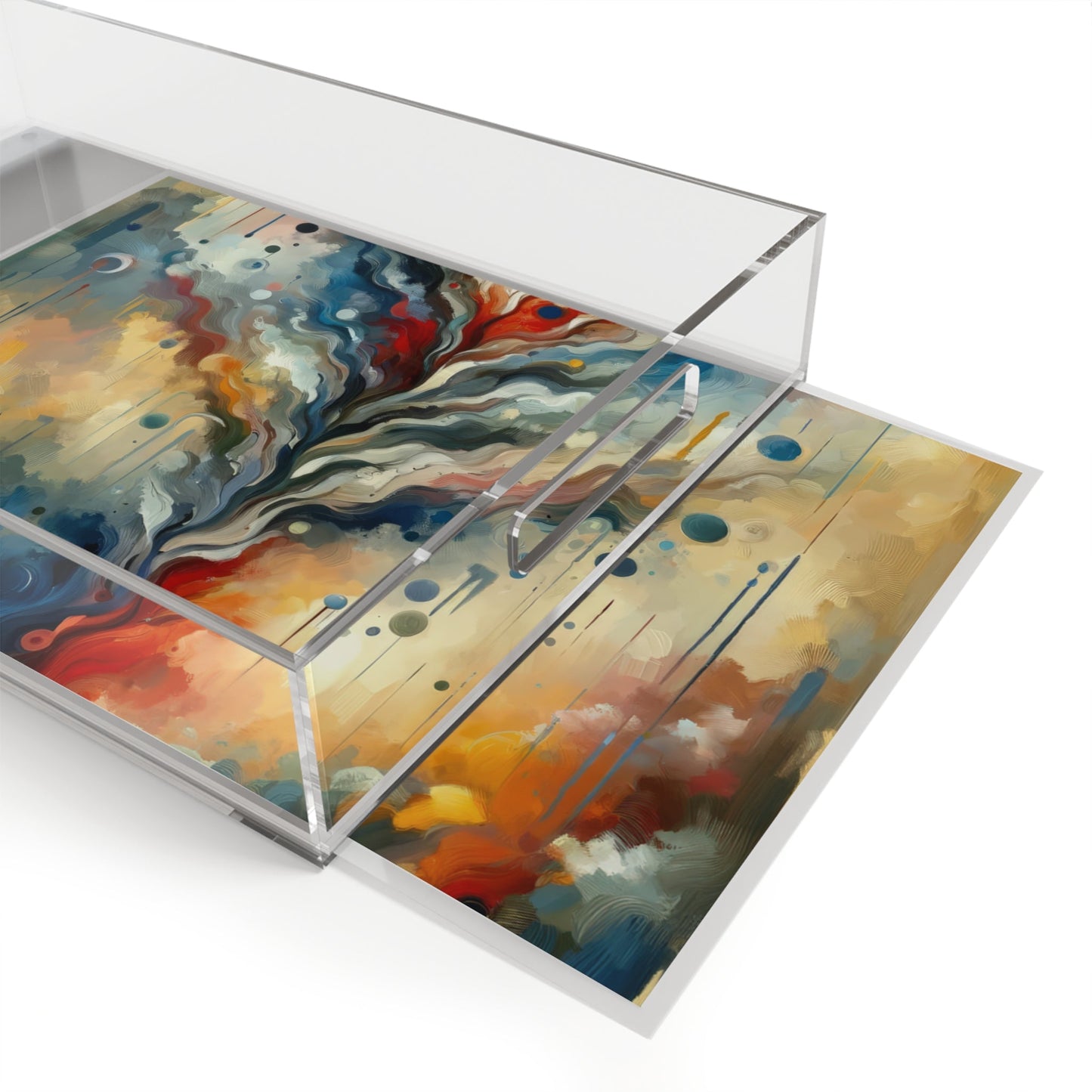 Abstract Forgiveness Offering Acrylic Serving Tray - ATUH.ART