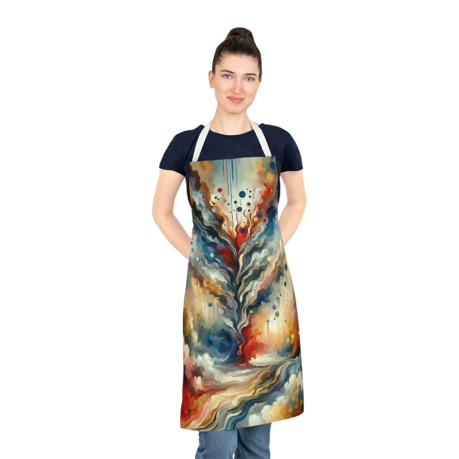 Abstract Forgiveness Offering Adult Apron (AOP) - ATUH.ART