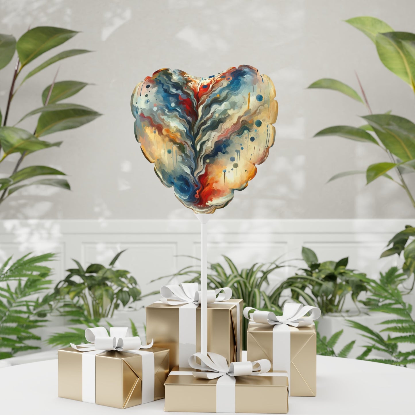 Abstract Forgiveness Offering Balloon (Round and Heart-shaped), 11" - ATUH.ART