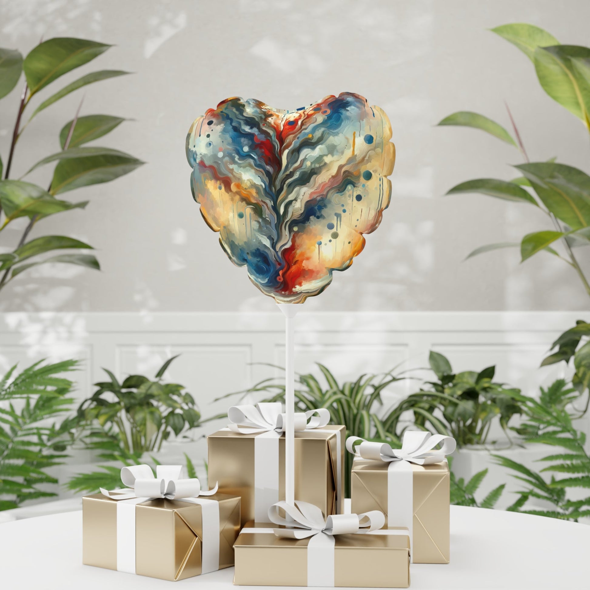 Abstract Forgiveness Offering Balloon (Round and Heart-shaped), 11" - ATUH.ART