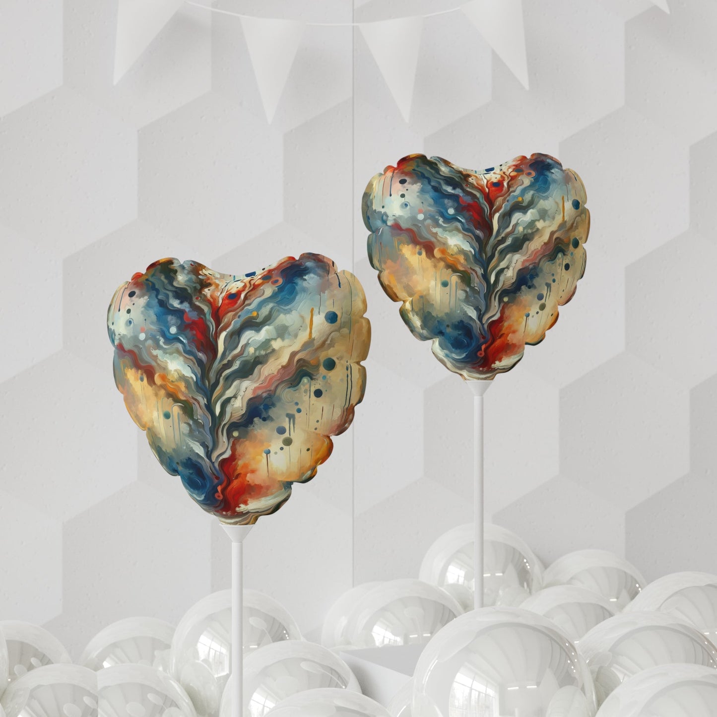 Abstract Forgiveness Offering Balloon (Round and Heart-shaped), 11" - ATUH.ART