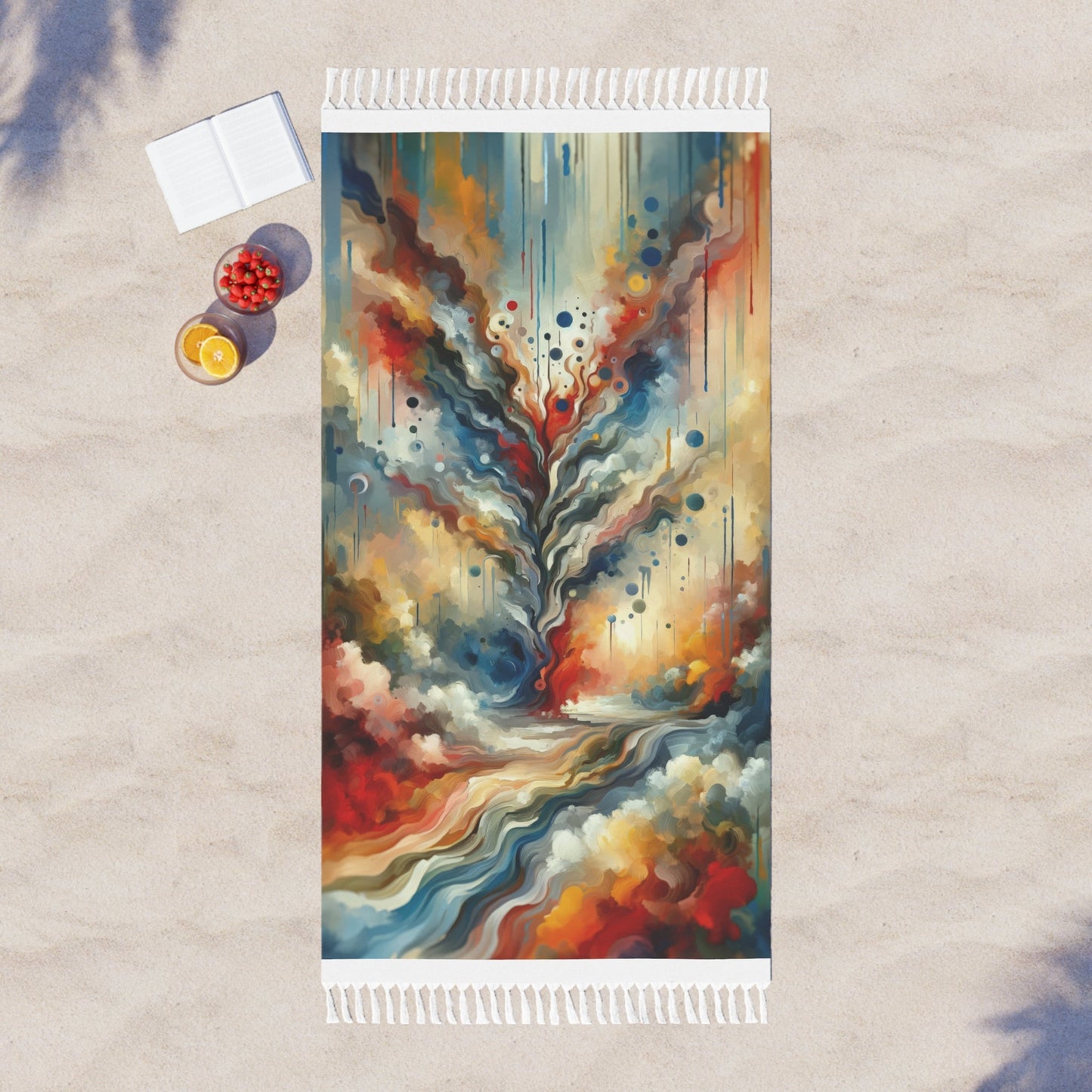 Abstract Forgiveness Offering Boho Beach Cloth - ATUH.ART